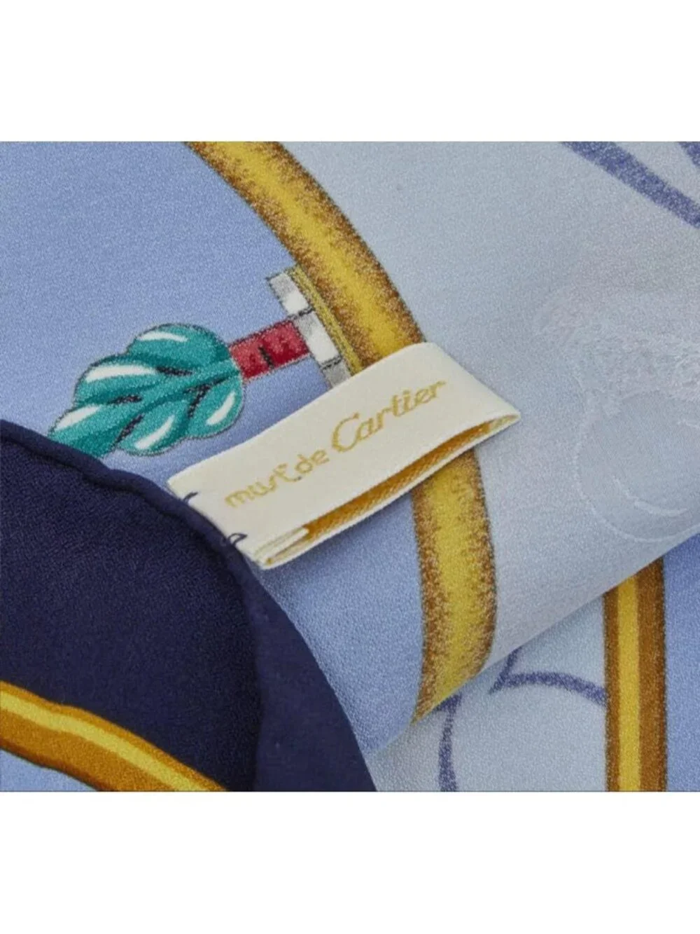 Cartier Animal Motif Fu Scarf